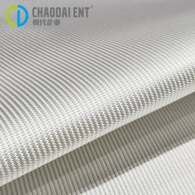 White GRS Woven PU Coated 750D FDY Twill RPET 100% recycled polyester oxford fabric for Outdoor Bags Tents Shoes & Toys