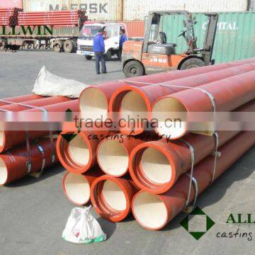 DN125 ductile iron pipe with epoxy coating