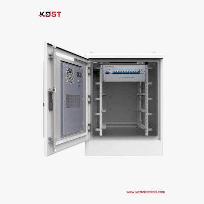 KDST 18U Кабинет для телекоммуникаций наружного типа с 500Вт переменного тока и стеллажом для аккумуляторов