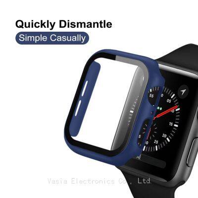 Privacy Tempered Glass for Apple Watch Series 8, Anti-Spy 360° Viewing Angle, HD Clear Display