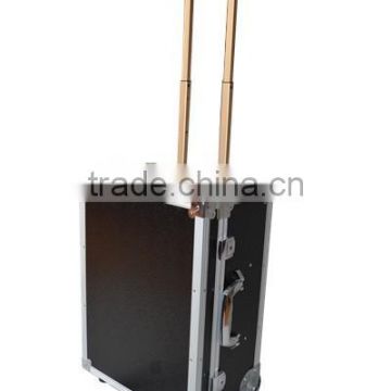 Black Embossing Aluminum Luggage Case