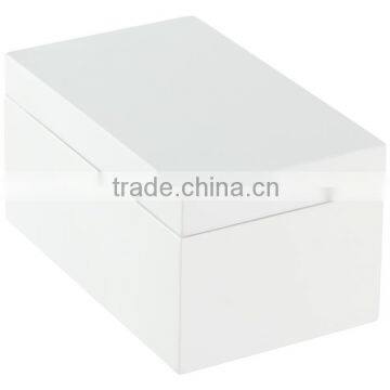 High end quality best selling White Lacquered Rectangle Box from Vietnam