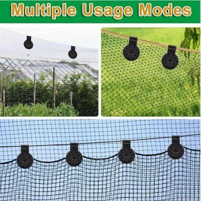 Shade Cloth Heavy Duty Lock Grip, Removable & Reusable Shade Cloth Clips for Sun Shade Net photo-3