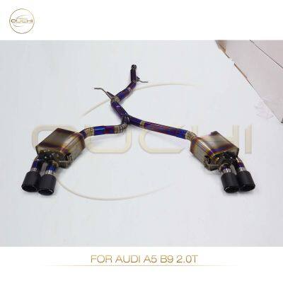 Exhaust titanium Catback for AUDI A5 B9/A8 D4/R8/R8 V10 Electronic valve High-performance automotive exhaust parts