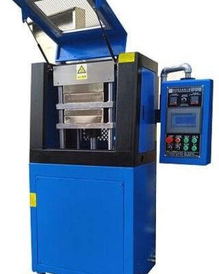 HST-300PT 30ton Lab Hot Press Machine Rubber Plate Vulcanizing Press Testing Test Machine photo-2