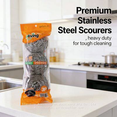 50g Stainless Steel Scourer Industrial Cleaning Large Size Scrubber Ball photo-4