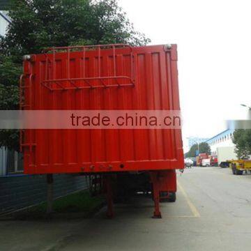 Good price china new sidewall semi trailer,3 axle cargo semi trailer for sale