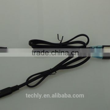 NEW Metal 6Pin Switch Crimp 187 0.8TAB Terminal Sleeve Blue Male Female connector Power Cable