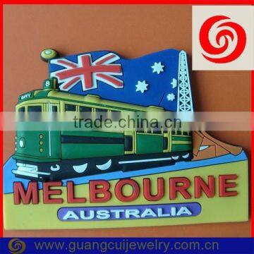 Melbourne Australia souvenir pvc magnetic fridge