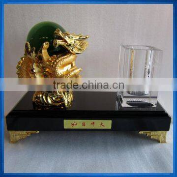 2012 Novelty Crystal Dragon Pen Holder