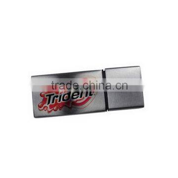 Customize Full Colours Imprint Metal Usb Flash Disk 4Gb