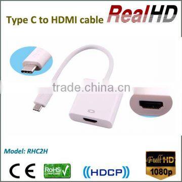 high speed 3.0 usb type c to HDMI cable male to female converter for computer