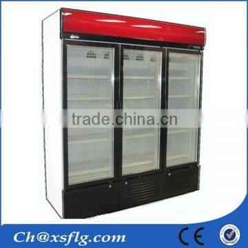 commercial priced island freezer refrigerator for supermarket