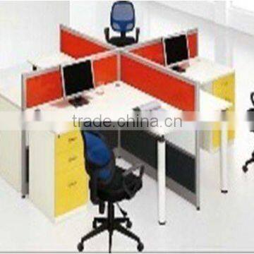 Hot selling wood glass office workstation PF-051