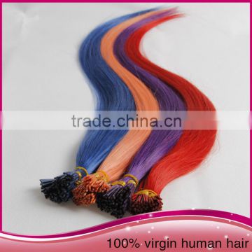 No Tangel No Shedding Remy Straight Brazilian Human Pre-bonded Hair I-tip Hair Extension