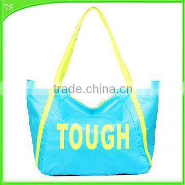 fashion charm nylon big size beach bags waterproof big capacity shopping bag