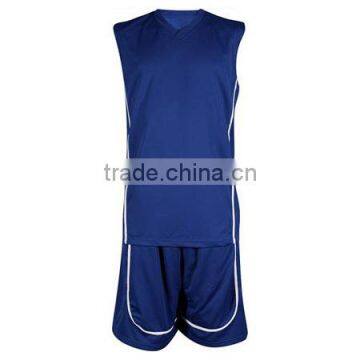 Basketball Sleeveless T-Shirt and Short Blue