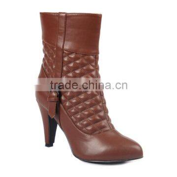 Winter short cylinder boots with high heels ladies boots shoes women ankle Martin boots