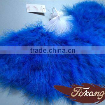 New Products 2016 Arts And Crafts Feather Fans Turkey Marabou Feather Fan For Party Supplies photo-5