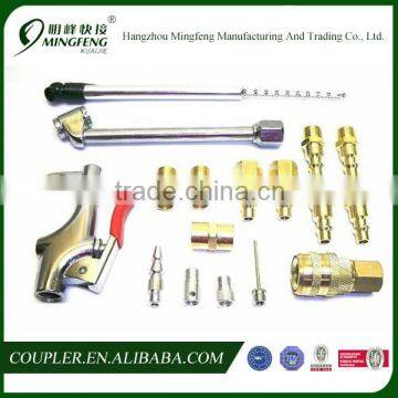 Air Tool Accessory Set Kit Quick Connect Couplers Brass