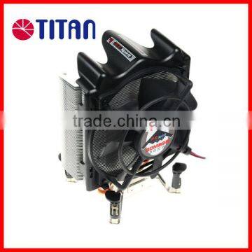 Factory price easy installation with push-pin clip heat pipe cpu cooler