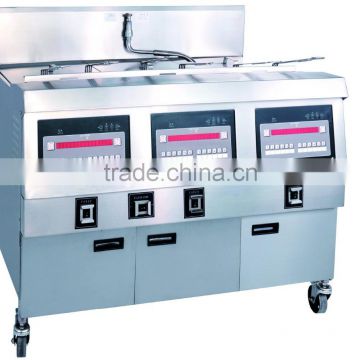 open fryer with 6 baskets/3 cylinders 6 baskets