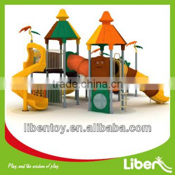 High quality used school outdoor playground Plastic Slide for sale of Lala Forest Series LE.LL.006