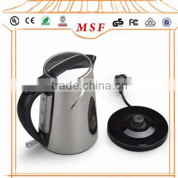 Groove Line Stainless Steel Electric Kettle with LED Indicator