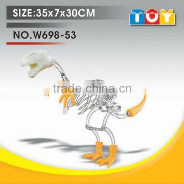 Metal animal assemble DIY dinosaur play set