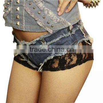High Waist Torn Knee high rise corduroy elegant pants custom made jeans
