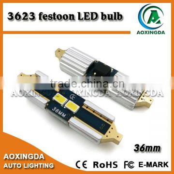 auto bulbs car interior light 12v Festoon 3623 2SMD canbus led reading light