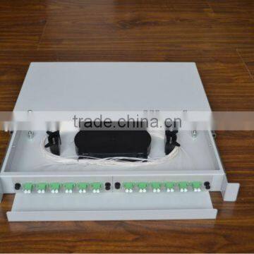 24 LC cores Slidable Rack-mount Fiber Optic Distribution Frame(ODF)