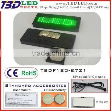 green mini led message sign