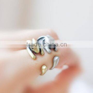 bunny adjustable ring rabbit burnished ring animal wrap ring                        
                                                Quality Choice