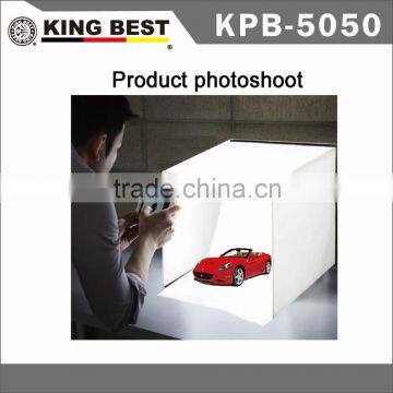 KINGBEST 50x50cm Adjustable Light Distance Light Weight Portable Lighting Photo LED Studio Shooting Tent Photo Studio Light Kit photo-5