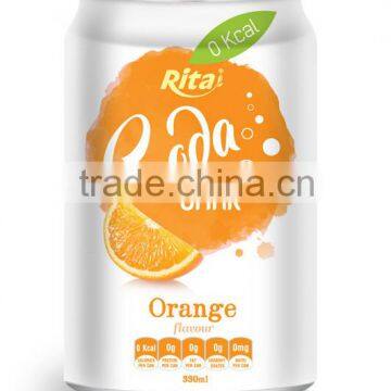 Orange Flavor Soda Soft Drink