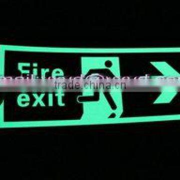 photoluminescent safety signs factory photoluminescent exit signs glow exit signs