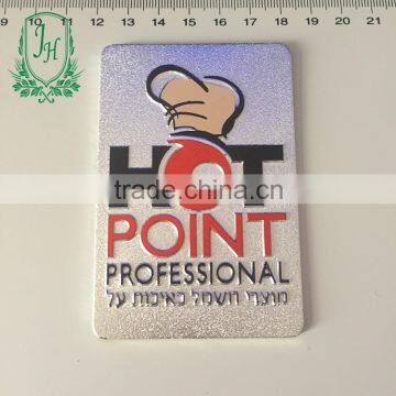 aluminum metal logo sign metal tags with custom design brand label