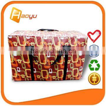 High Quantity Promotional Laminated Zipper Bedding Bag Wholesale