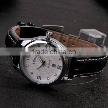 Luxury Automatic Leather Strap Women Wrist Watch Gift