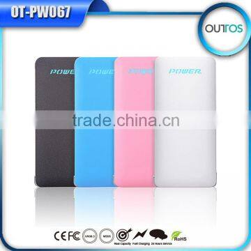 Cheapest price 10000mah utral slim power bank with dual usb