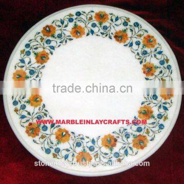 Round Marble Inlay Table Tops, Marble Table Top