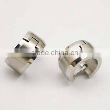 Top Quality 316l Stainless steel silver small hoop earring studs