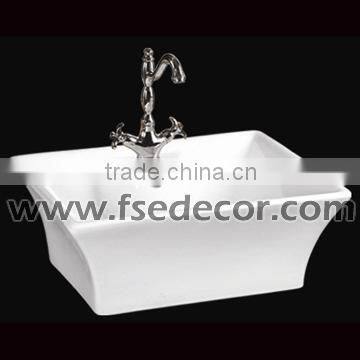 Bathroom ceramic wash basin