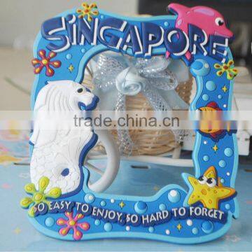 Singapore pvc soft rubber photo frame