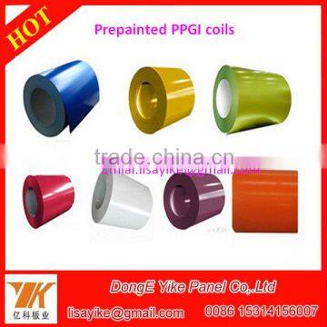 Hot sale gi coil ppgl gl ppgi coil / skinpassed color coating ppgi coils