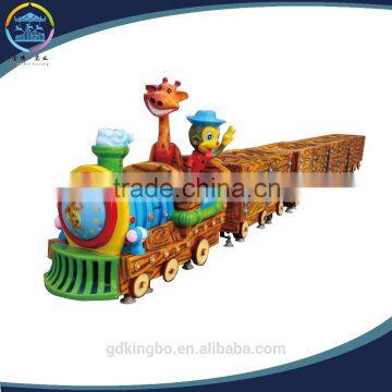 cartoon track train with 14seats