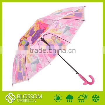 Pictures Printing Unique Rain Poe Straight Umbrella