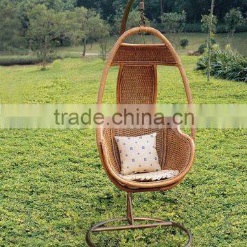 High quality wicker hanging furniture porch swing
