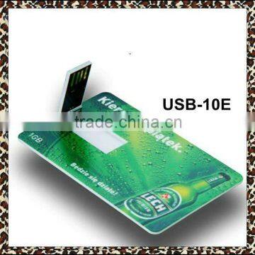 Hot-selling usb flash disk in credit card shape usb memory